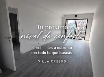 Departamento · 67m² · 3 Ambientes · 1 Cochera · Departamento 3 Ambientes Venta V Crespo Cochera