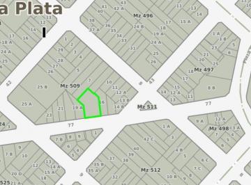 Terreno · 694m² · Lote en Venta La Plata Diagonal 77 Entre C43 y C9
