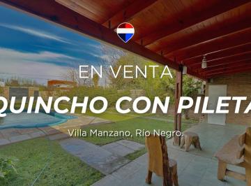 Casa · 64m² · 1 Ambiente · Venta Quincho Completo con Pileta Villa Manzano