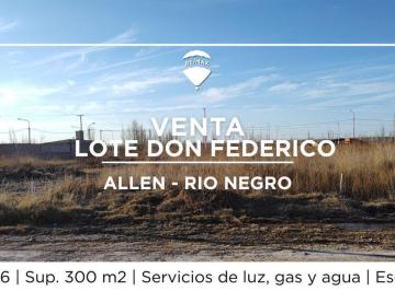 Terreno · 300m² · Venta Terreno Allen