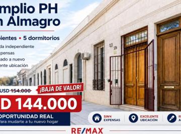 PH · 144m² · 6 Ambientes · Casa en Venta 6 Ambientes Almagro