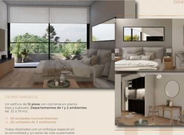 Departamento · 48m² · 1 Ambiente · 1 Cochera · Inversion con Financiacion - Monoamb - Cochera