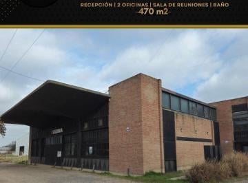Bodega-Galpón de 7 ambientes, Villa María · Galpon de 470 m² con Oficinas en Alquiler.