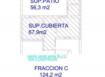 Casa de 4 ambientes, General Gutiérrez · Casa Interna de Material Mixto