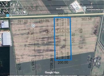 Terreno , Alvear · Venta 10 Has Ao12 Km 4