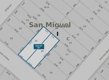 Terreno · 120m² · Venta 2 Lotes San Miguel