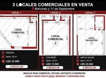 CRP-CRP-3547_2 · Locales Comerciales en Venta Desde U$s 15.000 Sobre Malvinas y 11 de Septiembre