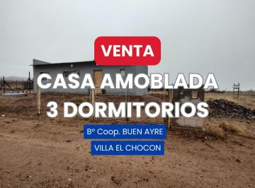 Casa · 96m² · 3 Ambientes · Venta Casa 3 Dorm. Amoblada Villa El Chocon