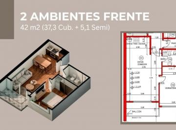 Departamento · 37m² · 2 Ambientes · Departamento en San Miguel