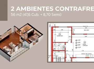 Departamento · 47m² · 2 Ambientes · Departamento en San Miguel
