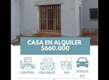 Casa en Alquiler de 3 ambientes Los Hornos · Casa en Alquiler