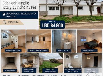 Casa · 90m² · 2 Ambientes · 2 Cocheras · Venta de Casa - Amplio Espacio Libre