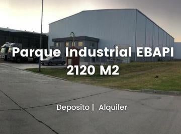 Depósito · 3500m² · 30 Cocheras · Depósito en Alquiler de 2120 m² con Oficina en Parque Industrial Ebapi en San Martin