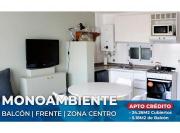 Departamento · 24m² · 1 Ambiente · Monoambiente con Balcon en Venta Zona Centro