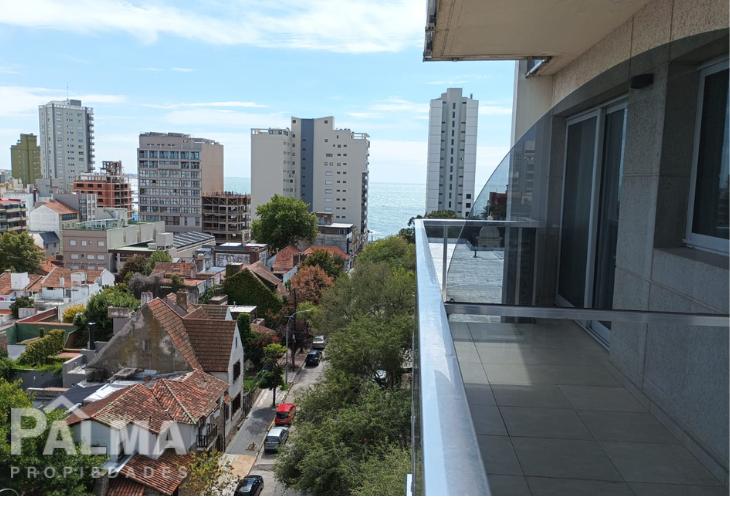Venta departamento 2 Ambientes a estrenar - Contrafrente abierto - Balcón saliente - Vista Parcial al Mar - La Perla