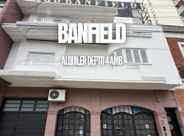 Departamento · 55m² · 4 Ambientes · Departamento en Alquiler en Banfield - 4 Ambientes con Balcón