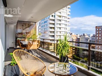 BALCON TERRAZA · 128 m² Departamento Full Reciclado a Nuevo en Palermo con Gran Balcon Terraza, y Cochera