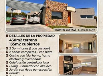 Casa de 6 ambientes, Luján de Cuyo · Dueño Alquila Casa en Barrio Privado