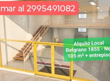 Local comercial de 1 ambiente, Neuquén · Alquilo Local - 150 m² - Belgrano 1855