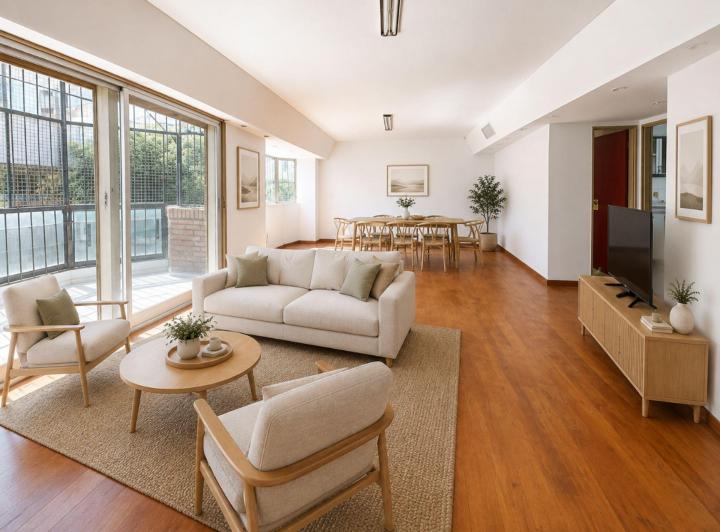 Departamento · 136m² · 4 Ambientes · 1 Cochera