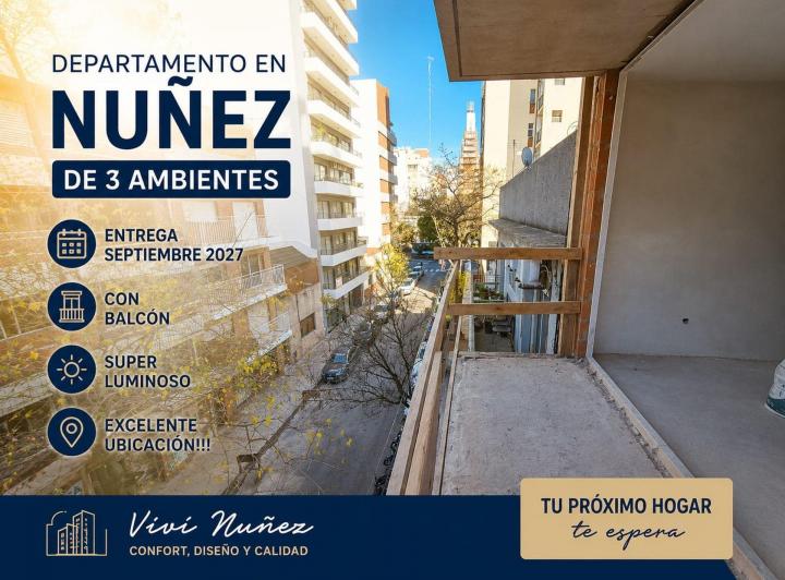 Departamento · 74m² · 3 Ambientes