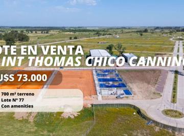 Terreno · 700m² · Lote Saint Thomas Chico Canning en Venta