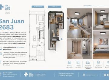 Departamento · 62m² · 3 Ambientes · Venta! Depto Piso Exclusivo en Barrio Lourdes!