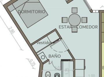 Departamento · 35m² · 1 Ambiente · Venta Mono Villa Crespo Pozo Balcón Inversión