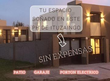 PH · 60m² · 3 Ambientes · 1 Cochera · Venta Duplex 3 Ambientes Ituzaingo Cochera y Patio
