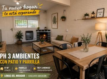 PH · 80m² · 4 Ambientes · PH 4 Ambientes Venta Lomas del Mirador con Patio