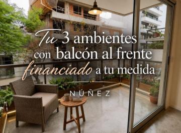 Departamento · 74m² · 3 Ambientes · Departamento 3 Ambientes Venta Nuñez Balcon