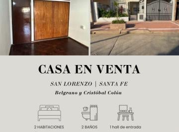 Casa de 2 ambientes, San Lorenzo · Casa en Venta Ubicada a m del Campo de La Gloria