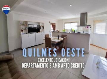 Departamento · 80m² · 3 Ambientes · Venta Depto 3 Amb Quilmes Apto Credito