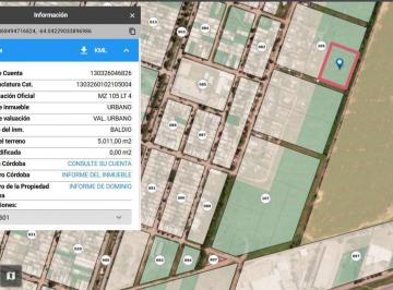 Terreno · 5011m² · Venta Lote Industrial - 5011 m² Malvinas Arg