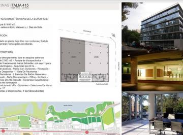 Oficina comercial · 930m² · 17 Cocheras · Oficinas 930 m² Planta Libre en Olivo, 18 Cocheras