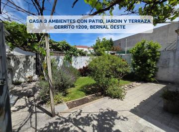 Casa · 94m² · 3 Ambientes · Venta Casa 3 Ambientes Bernal Oeste