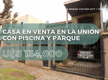 Casa · 205m² · 5 Ambientes · Casa en Venta en La Union con Piscina y Parque