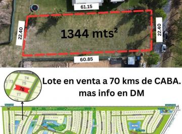 Terreno · 1344m² · Oportunidad! Miralagos Lote 1344 m² Financiado