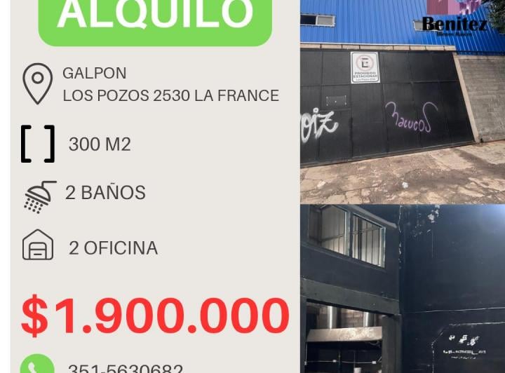 Bodega-Galpón · 300m² · 6 Ambientes