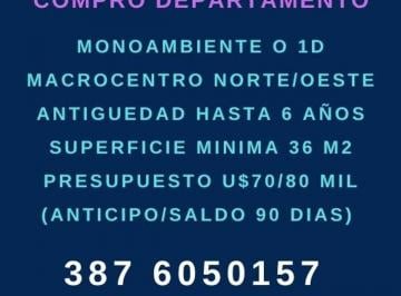 Departamento 1m² Venta  · Compro Departamento