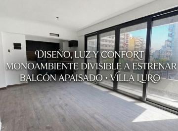 Departamento · 31m² · 1 Ambiente · Departamento Monoambiente Venta Villa Luro Balcon