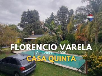 Quinta vacacional · 50m² · 4 Dormitorios · 5 Cocheras · Quinta con Renta Activa en Florencio Varela