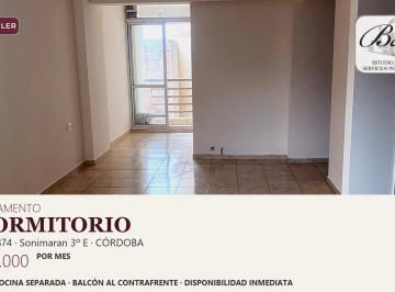 Departamento de 3 ambientes, Córdoba · Departamento de 1 Dormitorio en Alquiler – Caseros 874