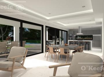 Casa · 230m² · 6 Ambientes · 3 Cocheras · Casa en Venta a Estrenar de 4 Amb en Lote Central en Villalobos - Pueblos del Plata. Hudson.