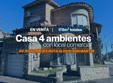 Casa de 4 ambientes, General San Martín · Casa 4 Ambientes en Venta Mas Local Comercial en Esquina con Terraza y Parrilla | San Martín