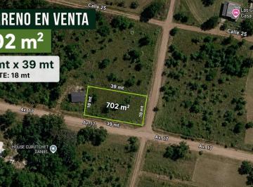 Terreno · 702m² · Oportunidad El Los Reartes