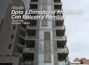 Departamento · 47m² · 2 Ambientes · Departamento Amoblado 1 Dormitorio - Balcon y Parrilla - Talero 540 - Neuquén Capital