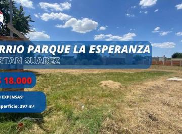 Terreno · 397m² · Lote en Venta en Barrio Parque La Esperanza Ezeiza