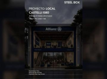 Local comercial · 132m² · Local Comercial a Estrenar en Venta Castelli 1500