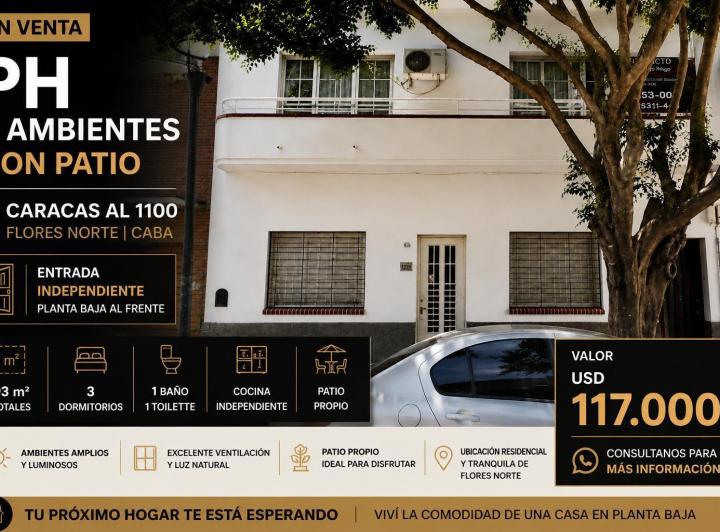 PH · 72m² · 4 Ambientes